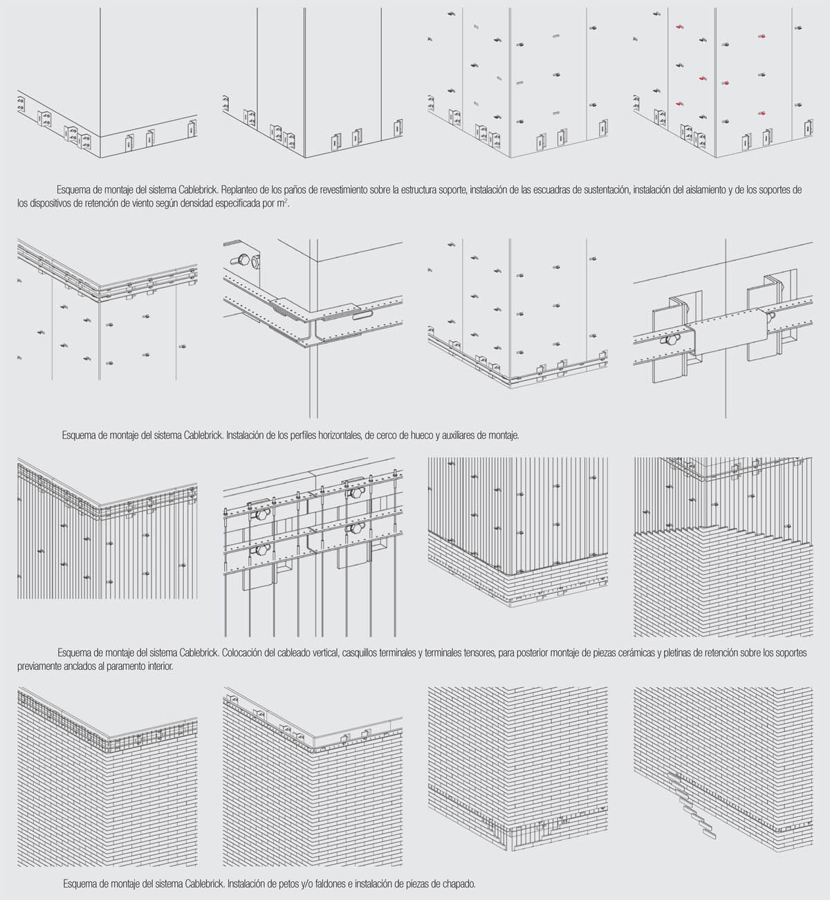 CABLEBRICK Malpesa - proceso constructivo